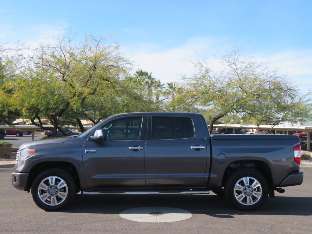 2017 Toyota Tundra 4X4 PLATINUM CREWMAX EXTRA CLEAN 1OWNER AZ TUNDRA  - 22963974 - 1