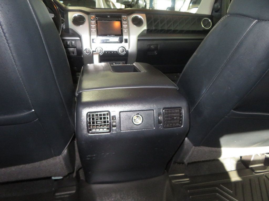 2017 Toyota Tundra 4X4 PLATINUM CREWMAX EXTRA CLEAN 1OWNER AZ TUNDRA  - 22963974 - 38