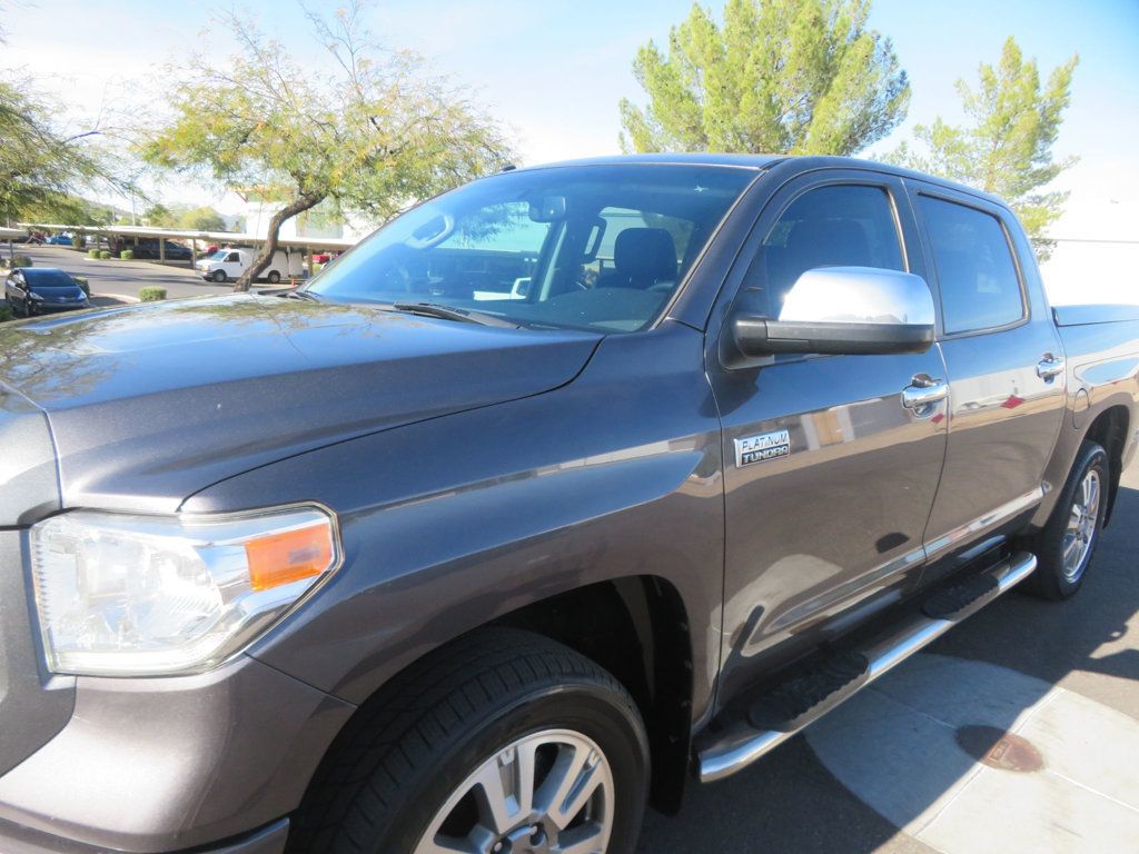 2017 Toyota Tundra 4X4 PLATINUM CREWMAX EXTRA CLEAN 1OWNER AZ TUNDRA  - 22963974 - 7