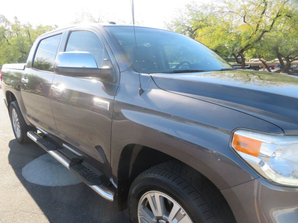 2017 Toyota Tundra 4X4 PLATINUM CREWMAX EXTRA CLEAN 1OWNER AZ TUNDRA  - 22963974 - 8