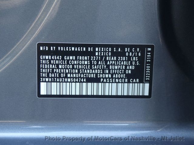 2017 Volkswagen Golf Alltrack 1.8T SE DSG - 22617065 - 52