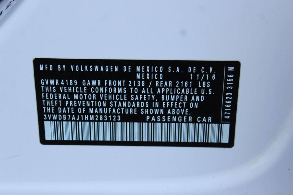 2017 Volkswagen Jetta 1.4T SE Automatic - 22919549 - 27