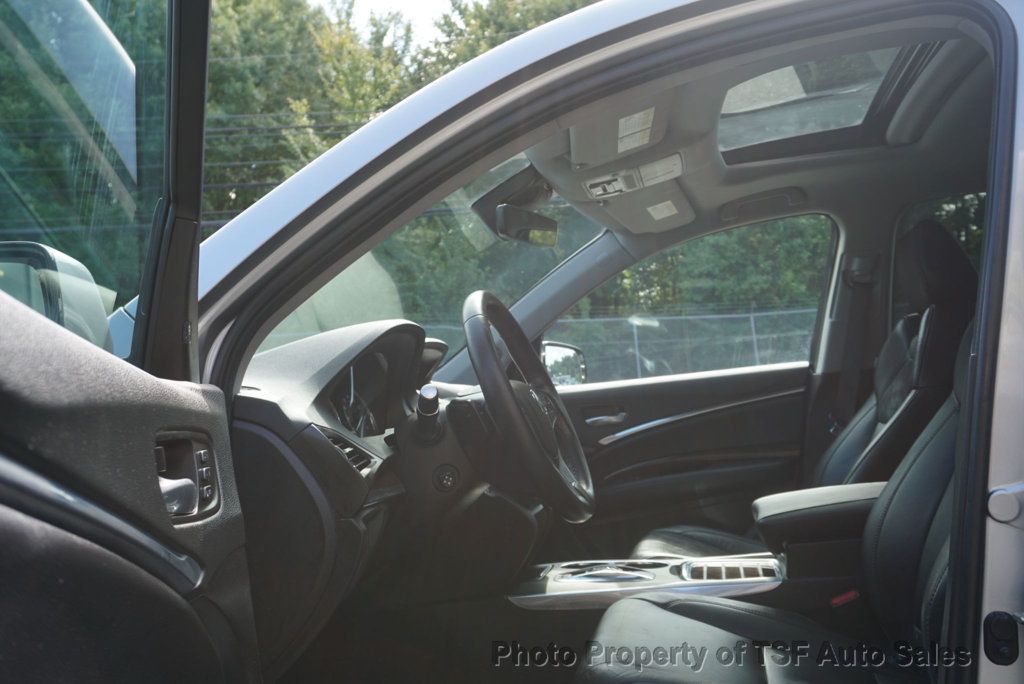 2018 Acura MDX SH-AWD w/Technology Pkg CARPLAY NAVI REAR CAM 3RD ROW LEATHER  - 22912115 - 9