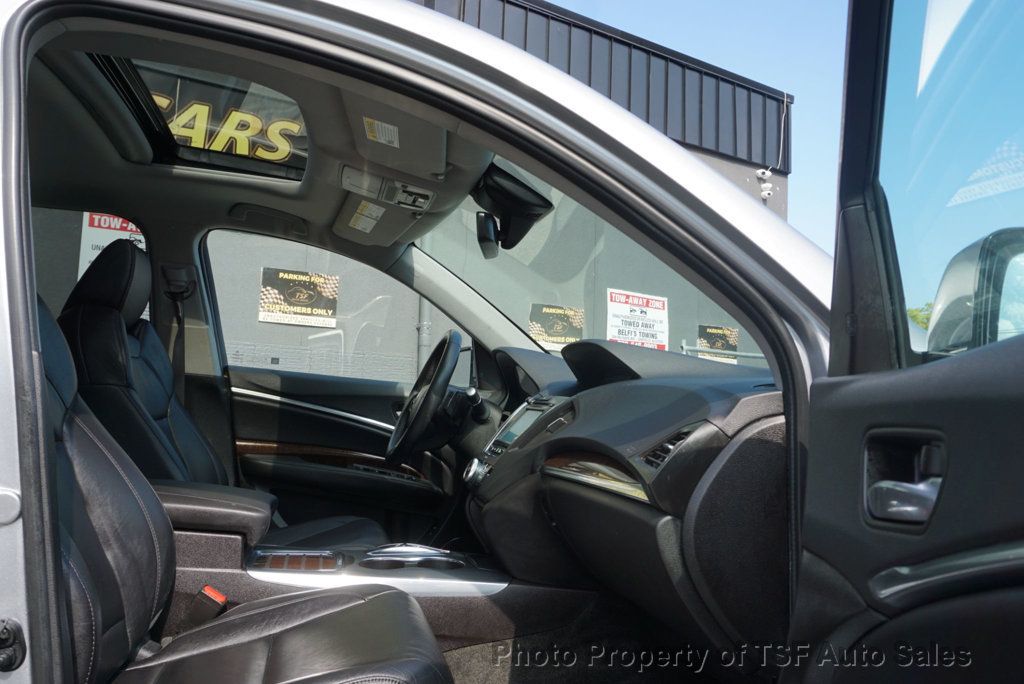 2018 Acura MDX SH-AWD w/Technology Pkg CARPLAY NAVI REAR CAM 3RD ROW LEATHER  - 22912115 - 10