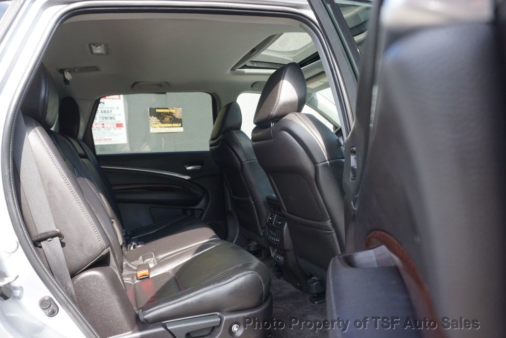 2018 Acura MDX SH-AWD w/Technology Pkg CARPLAY NAVI REAR CAM 3RD ROW LEATHER  - 22912115 - 12