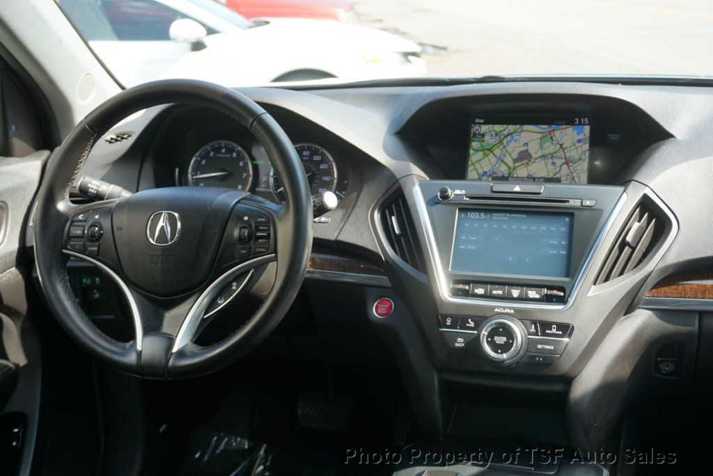 2018 Acura MDX SH-AWD w/Technology Pkg CARPLAY NAVI REAR CAM 3RD ROW LEATHER  - 22912115 - 15