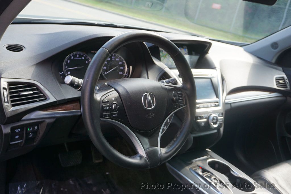 2018 Acura MDX SH-AWD w/Technology Pkg CARPLAY NAVI REAR CAM 3RD ROW LEATHER  - 22912115 - 16
