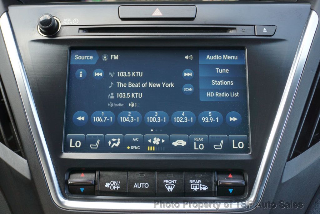 2018 Acura MDX SH-AWD w/Technology Pkg CARPLAY NAVI REAR CAM 3RD ROW LEATHER  - 22912115 - 23