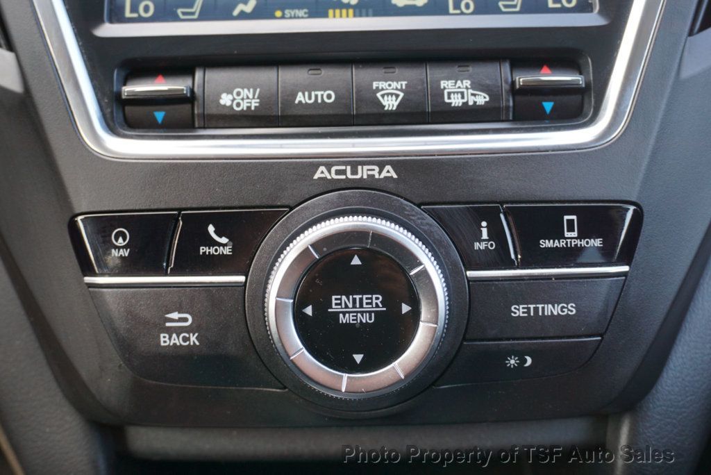 2018 Acura MDX SH-AWD w/Technology Pkg CARPLAY NAVI REAR CAM 3RD ROW LEATHER  - 22912115 - 27