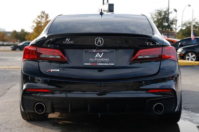 2018 Acura TLX 3.5L FWD w/A-SPEC Pkg Red Leather - 22952831 - 11