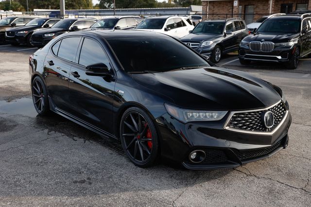 2018 Acura TLX 3.5L FWD w/A-SPEC Pkg Red Leather - 22952831 - 19