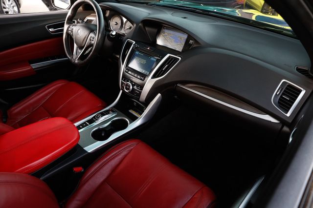 2018 Acura TLX 3.5L FWD w/A-SPEC Pkg Red Leather - 22952831 - 20