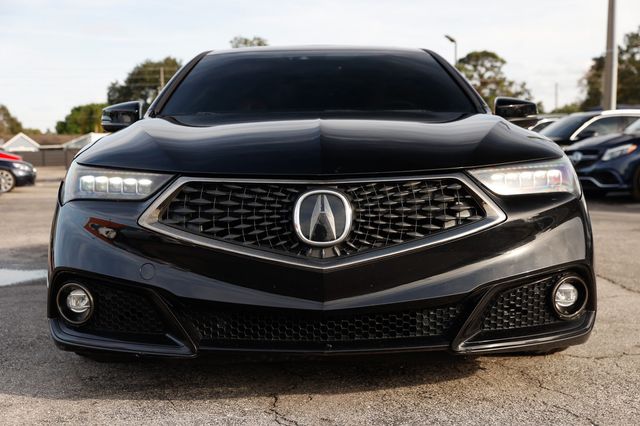 2018 Acura TLX 3.5L FWD w/A-SPEC Pkg Red Leather - 22952831 - 21