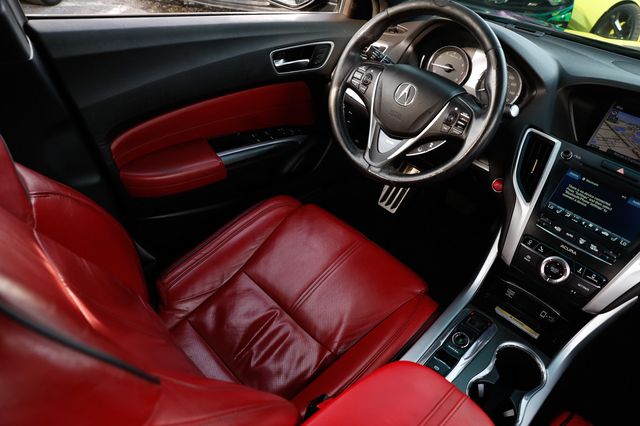 2018 Acura TLX 3.5L FWD w/A-SPEC Pkg Red Leather - 22952831 - 24