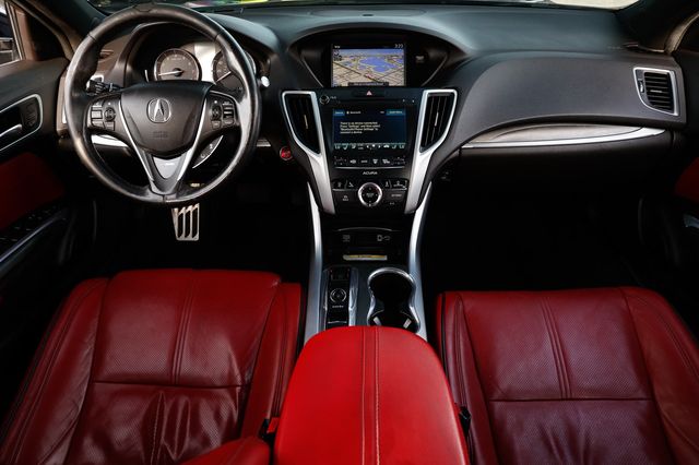 2018 Acura TLX 3.5L FWD w/A-SPEC Pkg Red Leather - 22952831 - 25