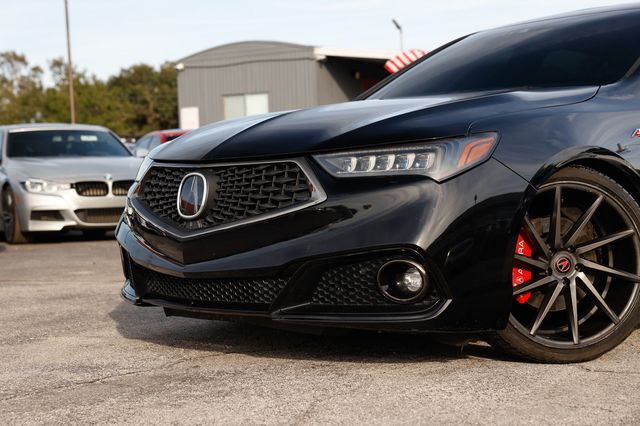 2018 Acura TLX 3.5L FWD w/A-SPEC Pkg Red Leather - 22952831 - 28