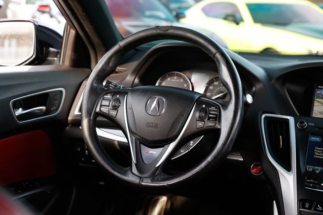 2018 Acura TLX 3.5L FWD w/A-SPEC Pkg Red Leather - 22952831 - 31