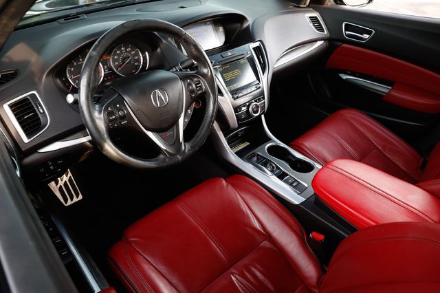 2018 Acura TLX 3.5L FWD w/A-SPEC Pkg Red Leather - 22952831 - 5