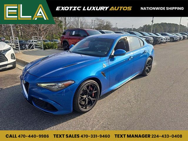 2018 Alfa Romeo Giulia Quadrifoglio Ferrari-derived 2.9 V6! LOOK CARFAX FULLY SERVICED AT FERRARI  - 22974548 - 0