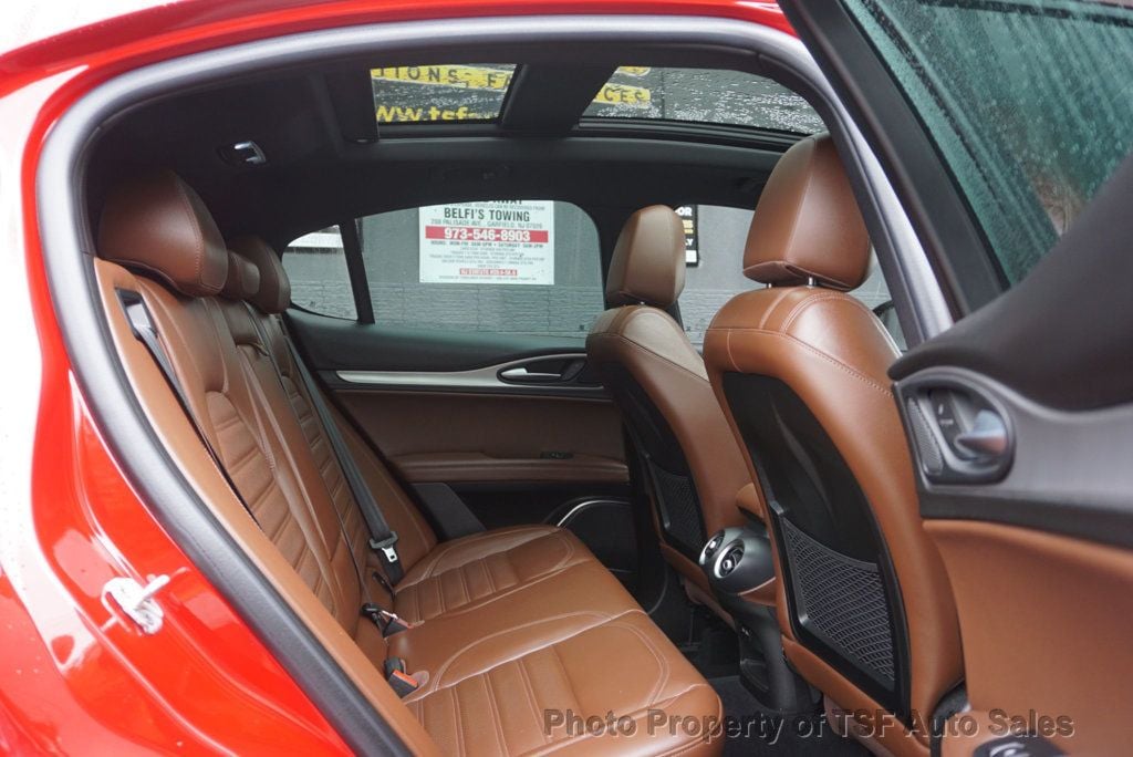 2018 Alfa Romeo Stelvio Ti Sport AWD 22S/DRIVER ASSIST STATIC/PANO/20" WHEELS/NAV LOADED - 23076117 - 14