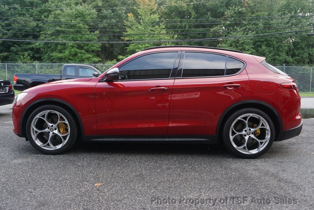2018 Alfa Romeo Stelvio Ti Sport AWD 22S/DRIVER ASSIST STATIC/PANO/20" WHEELS/NAV LOADED - 23076117 - 3