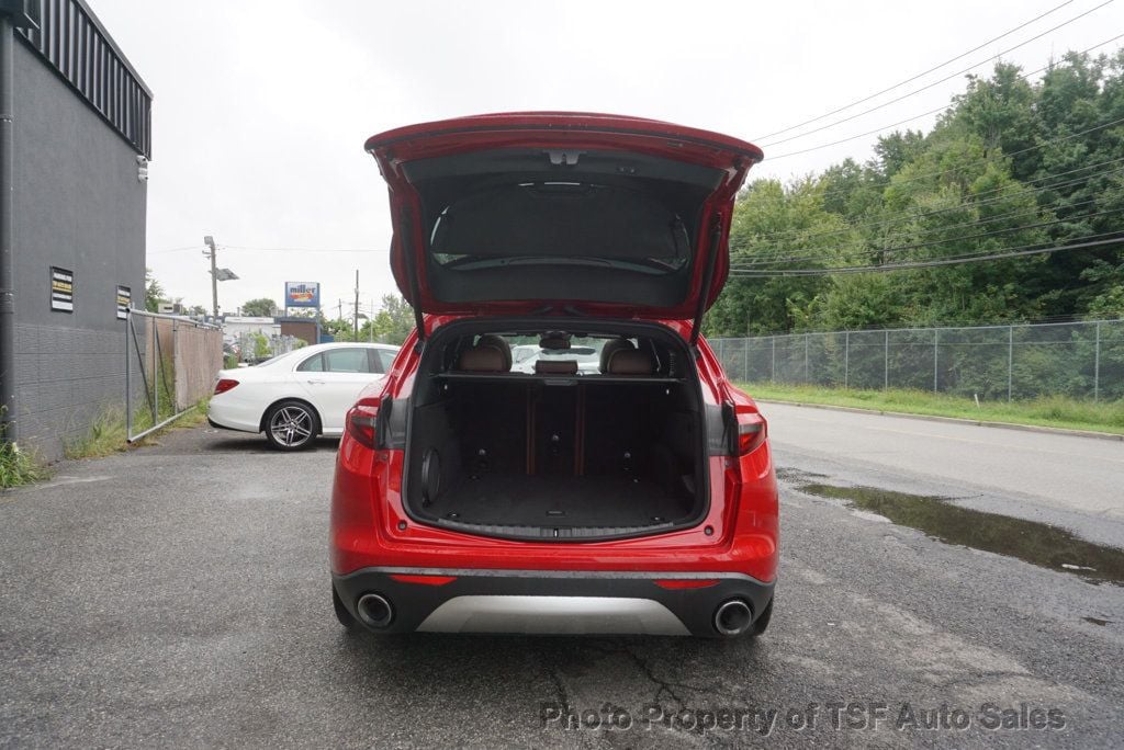 2018 Alfa Romeo Stelvio Ti Sport AWD 22S/DRIVER ASSIST STATIC/PANO/20" WHEELS/NAV LOADED - 23076117 - 43