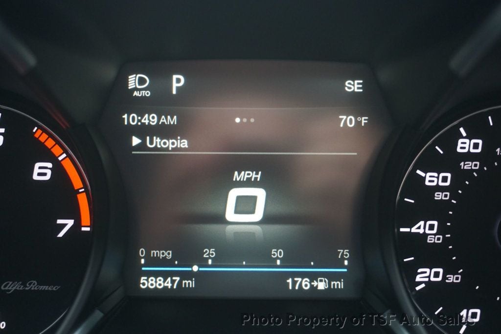 2018 Alfa Romeo Stelvio Ti Sport AWD 22S/DRIVER ASSIST STATIC/PANO/20" WHEELS/NAV LOADED - 23076117 - 45