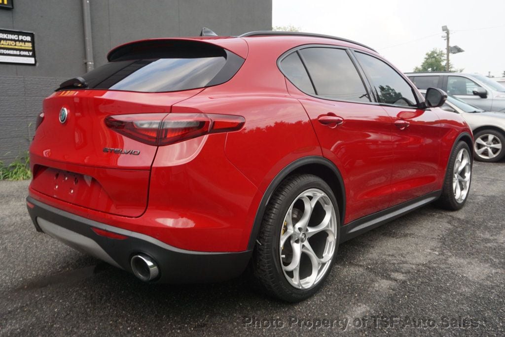 2018 Alfa Romeo Stelvio Ti Sport AWD 22S/DRIVER ASSIST STATIC/PANO/20" WHEELS/NAV LOADED - 23076117 - 6