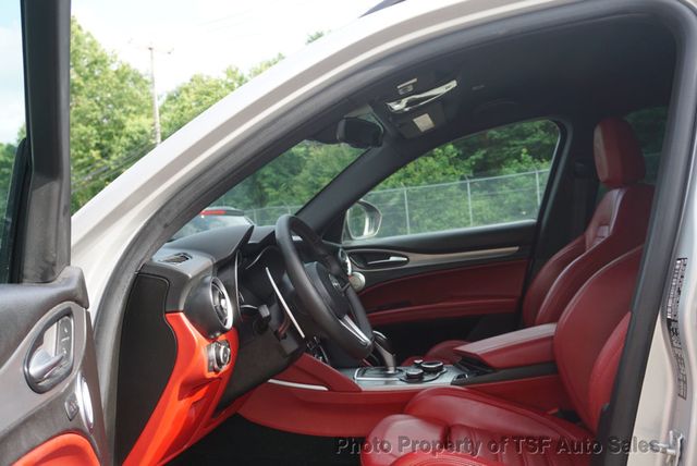 2018 Alfa Romeo Stelvio Ti Sport AWD RED LEATHER NAVIGATION REAR CAMERA HEATED SEATS  - 23039715 - 9