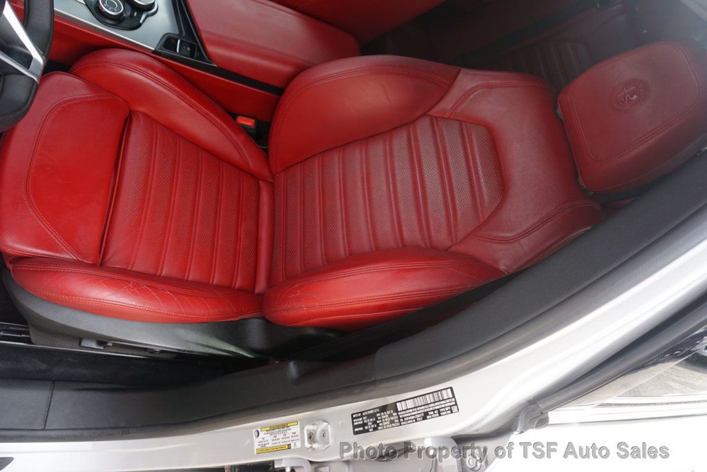 2018 Alfa Romeo Stelvio Ti Sport AWD RED LEATHER NAVIGATION REAR CAMERA HEATED SEATS  - 23039715 - 11