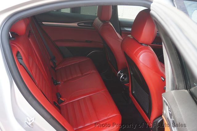 2018 Alfa Romeo Stelvio Ti Sport AWD RED LEATHER NAVIGATION REAR CAMERA HEATED SEATS  - 23039715 - 16