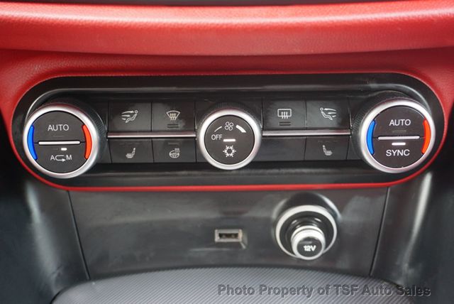 2018 Alfa Romeo Stelvio Ti Sport AWD RED LEATHER NAVIGATION REAR CAMERA HEATED SEATS  - 23039715 - 26