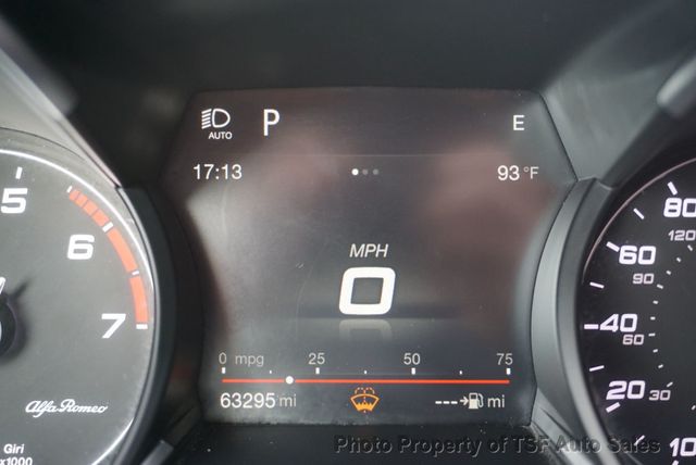2018 Alfa Romeo Stelvio Ti Sport AWD RED LEATHER NAVIGATION REAR CAMERA HEATED SEATS  - 23039715 - 35