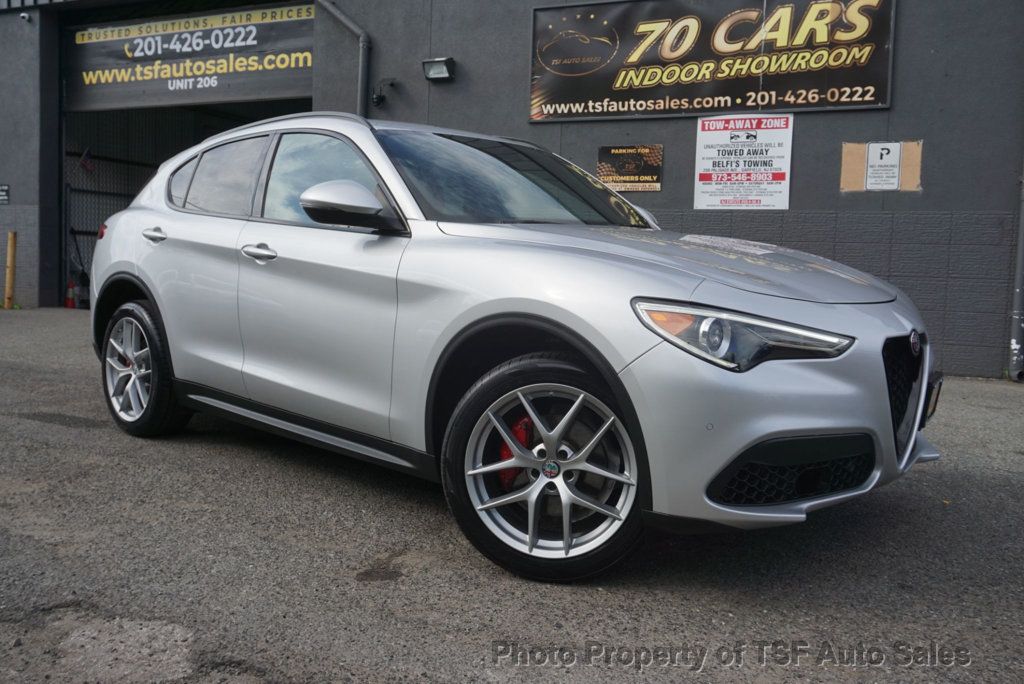 2018 Alfa Romeo Stelvio Ti Sport AWD RED LEATHER NAVIGATION REAR CAMERA HEATED SEATS  - 23039715 - 38