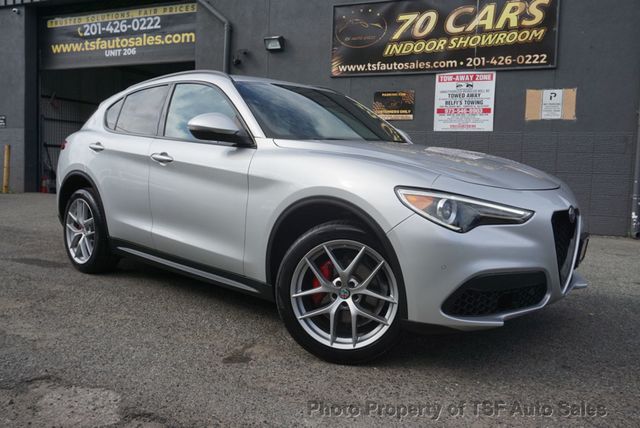 2018 Alfa Romeo Stelvio Ti Sport AWD RED LEATHER NAVIGATION REAR CAMERA HEATED SEATS  - 23039715 - 38