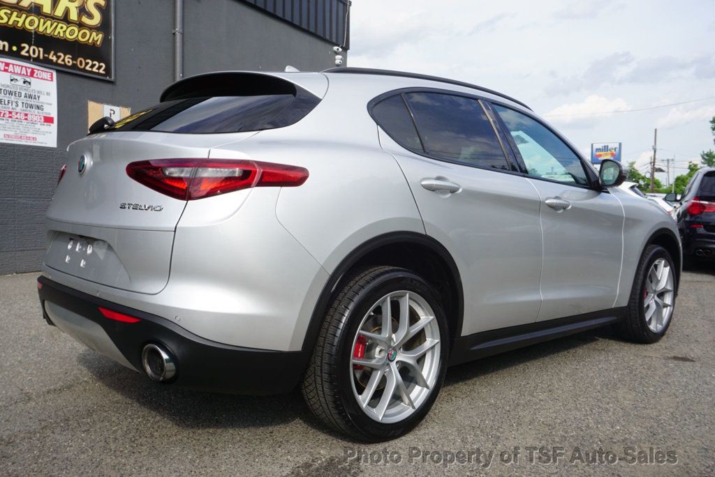 2018 Alfa Romeo Stelvio Ti Sport AWD RED LEATHER NAVIGATION REAR CAMERA HEATED SEATS  - 23039715 - 6