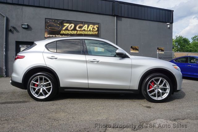 2018 Alfa Romeo Stelvio Ti Sport AWD RED LEATHER NAVIGATION REAR CAMERA HEATED SEATS  - 23039715 - 7