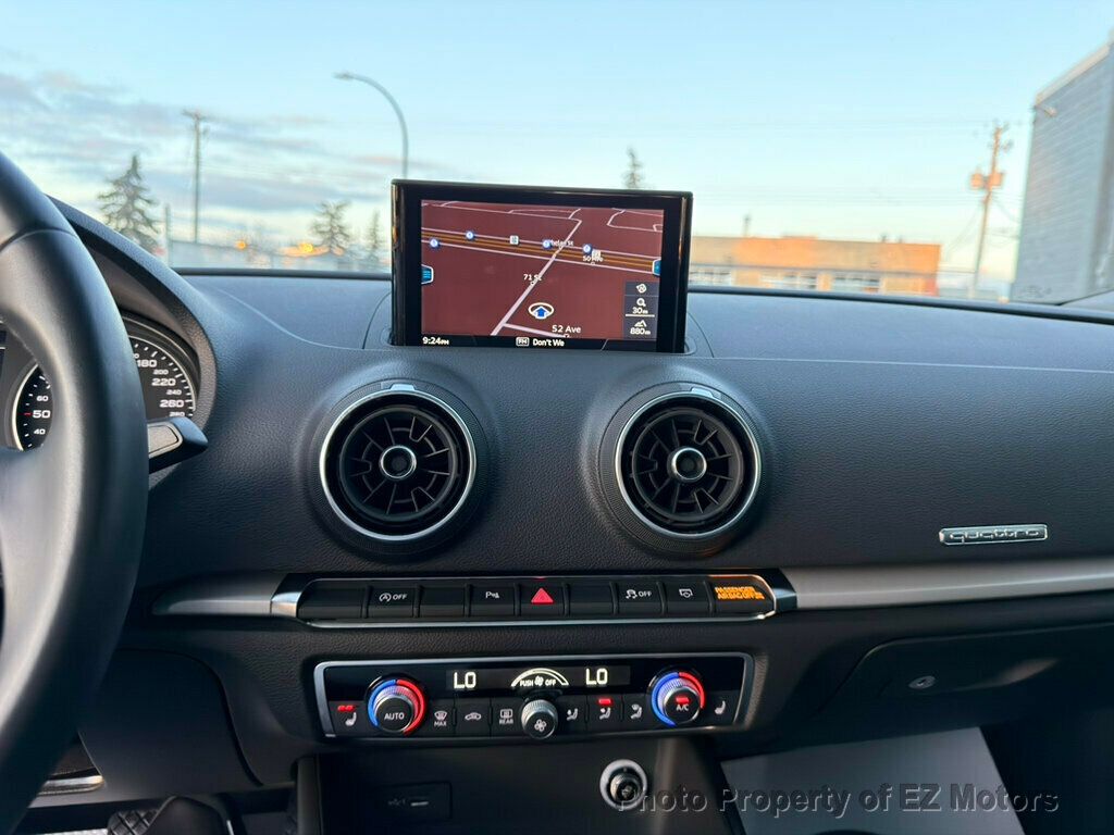 2018 Audi A3 Sedan 71032 KMS! ONE OWNER-CERTIFIED! - 23038648 - 26