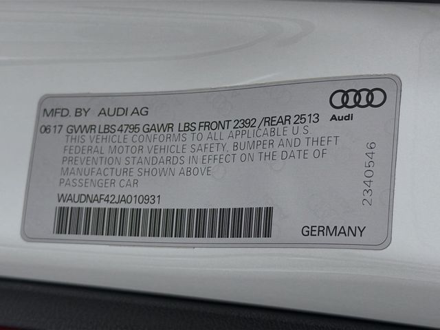 2018 Audi A4 2.0 TFSI Premium S Tronic quattro AWD - 22990368 - 32