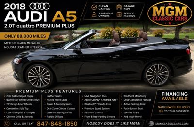 2018 Audi A5 Cabriolet - WAUYNGF50JN004292