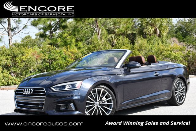 2018 Audi A5 Cabriolet 2.0 TFSI Prestige W/Luxury Package & Navigation - 23025802 - 0