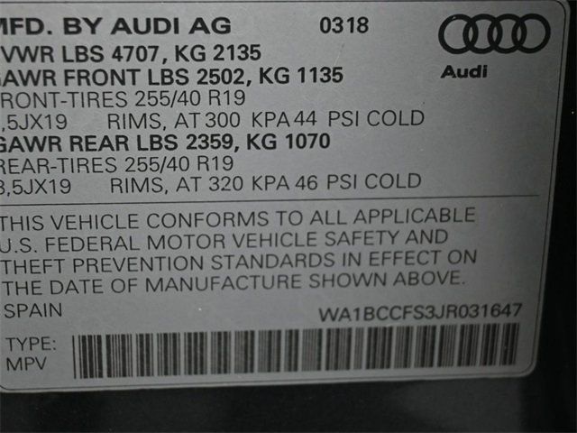 2018 Audi Q3 2.0 TFSI Premium FWD - 22945719 - 7