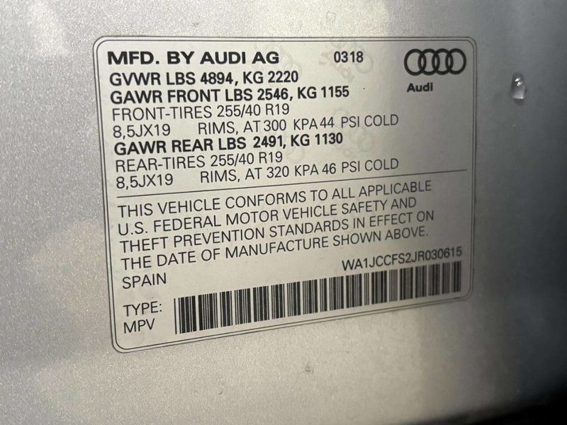 2018 Audi Q3 2.0 TFSI Sport Premium Plus quattro AWD - 22976964 - 42