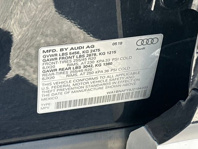 2018 Audi Q5 2.0T - 22922910 - 22