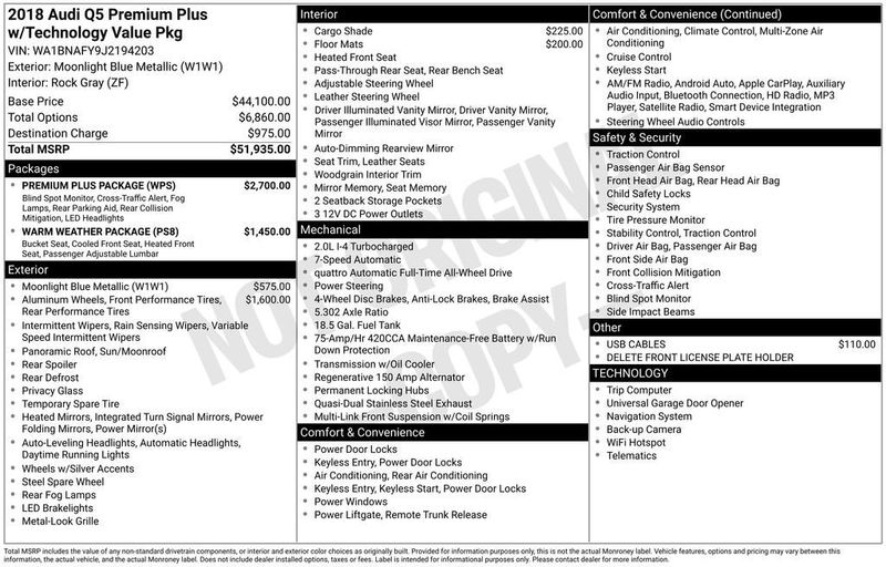 2018 Audi Q5 2.0T - 22922910 - 5