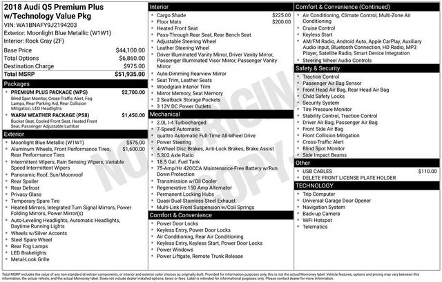 2018 Audi Q5 2.0T - 22985332 - 5