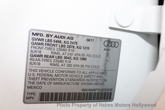 2018 Audi Q5 2.0 TFSI Premium - 22506579 - 34