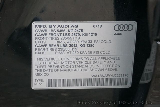 2018 Audi Q5 2.0 TFSI Premium Plus NAVI REAR CAMERA CARPLAY PANO ROOF  - 22959398 - 40