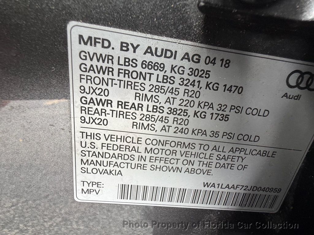 2018 Audi Q7 3.0T Quattro Premium Plus - 23081798 - 87