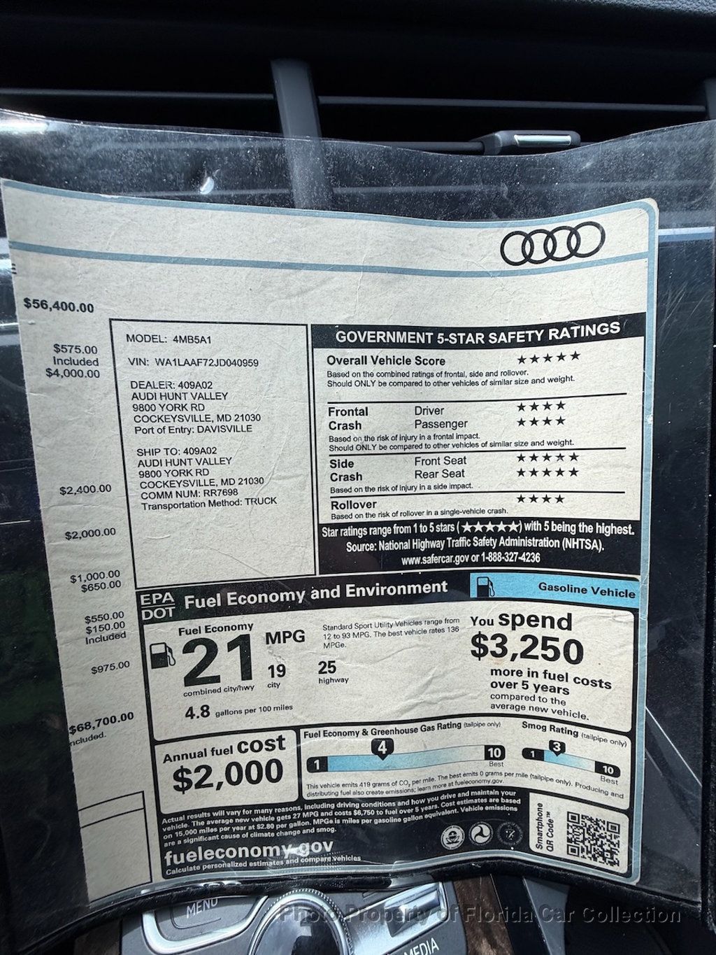 2018 Audi Q7 3.0T Quattro Premium Plus - 23081798 - 91